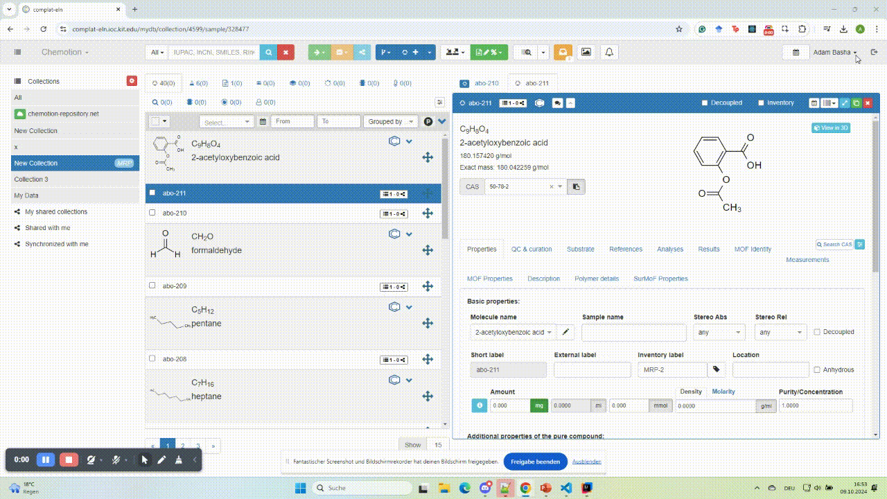 "SciFinderN Profile"