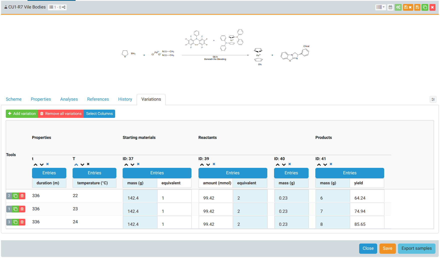 reaction_variations_table